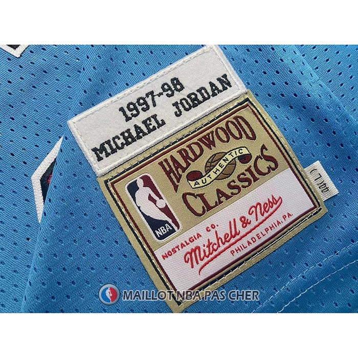 Maillot Chicago Bulls Michael Jordan NO 23 Mitchell & Ness 1997-98 Bleu